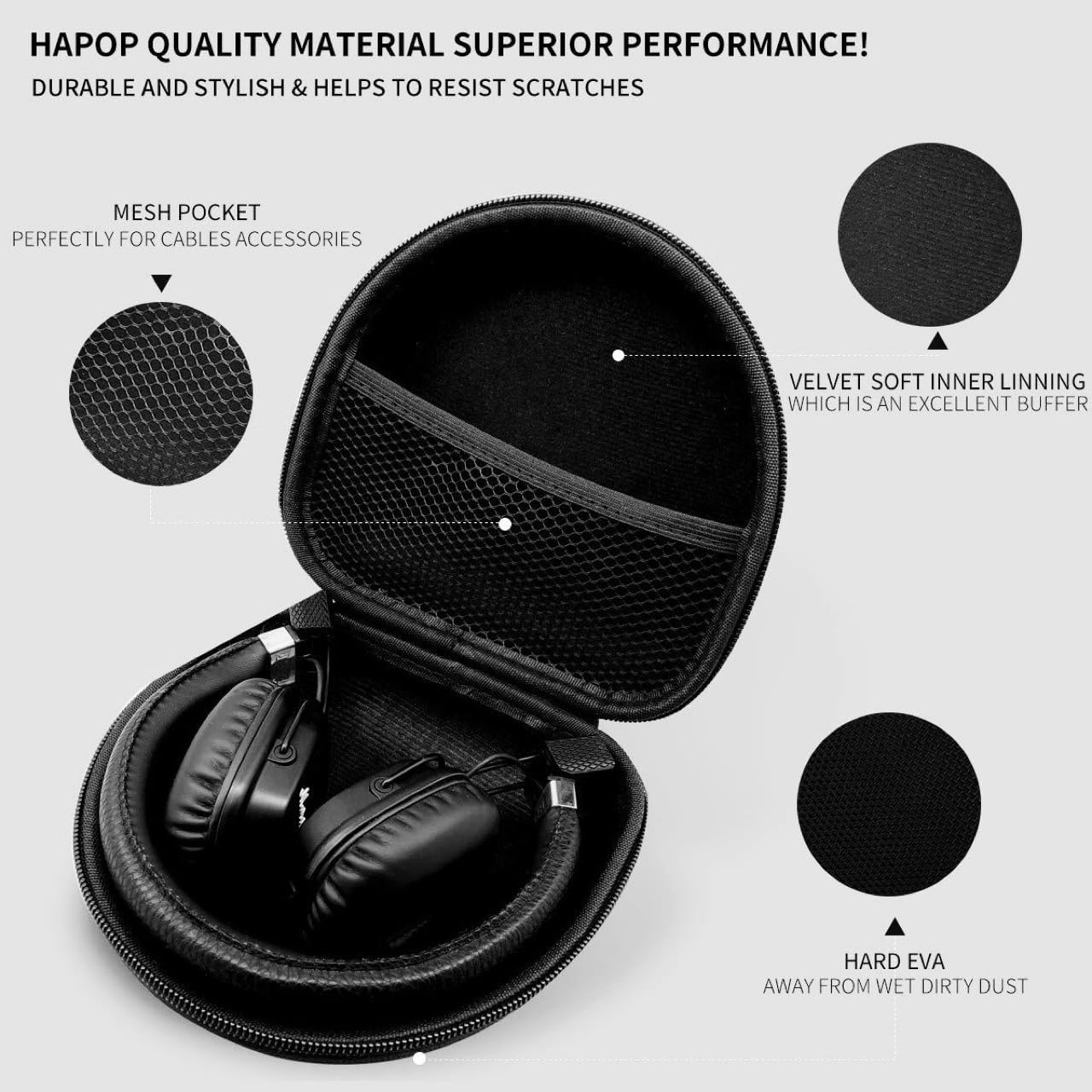 Marshall MAJOR V ＋レザーケース Protective Case for Major V, Storage Bag Compatible with Marshall